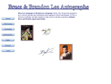 Tablet Screenshot of bruceandbrandonleeautographs.info